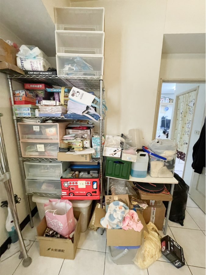 汐止雙寶媽 無痛搬家 整理前